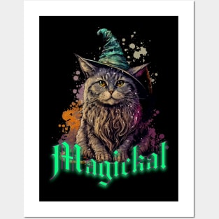 Wizard Cat Posters and Art